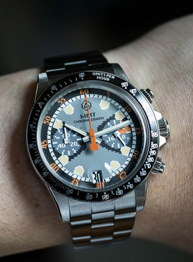 WMT Watch Green-Label系列MZ0010P像素马赛克风精工石英机芯手表