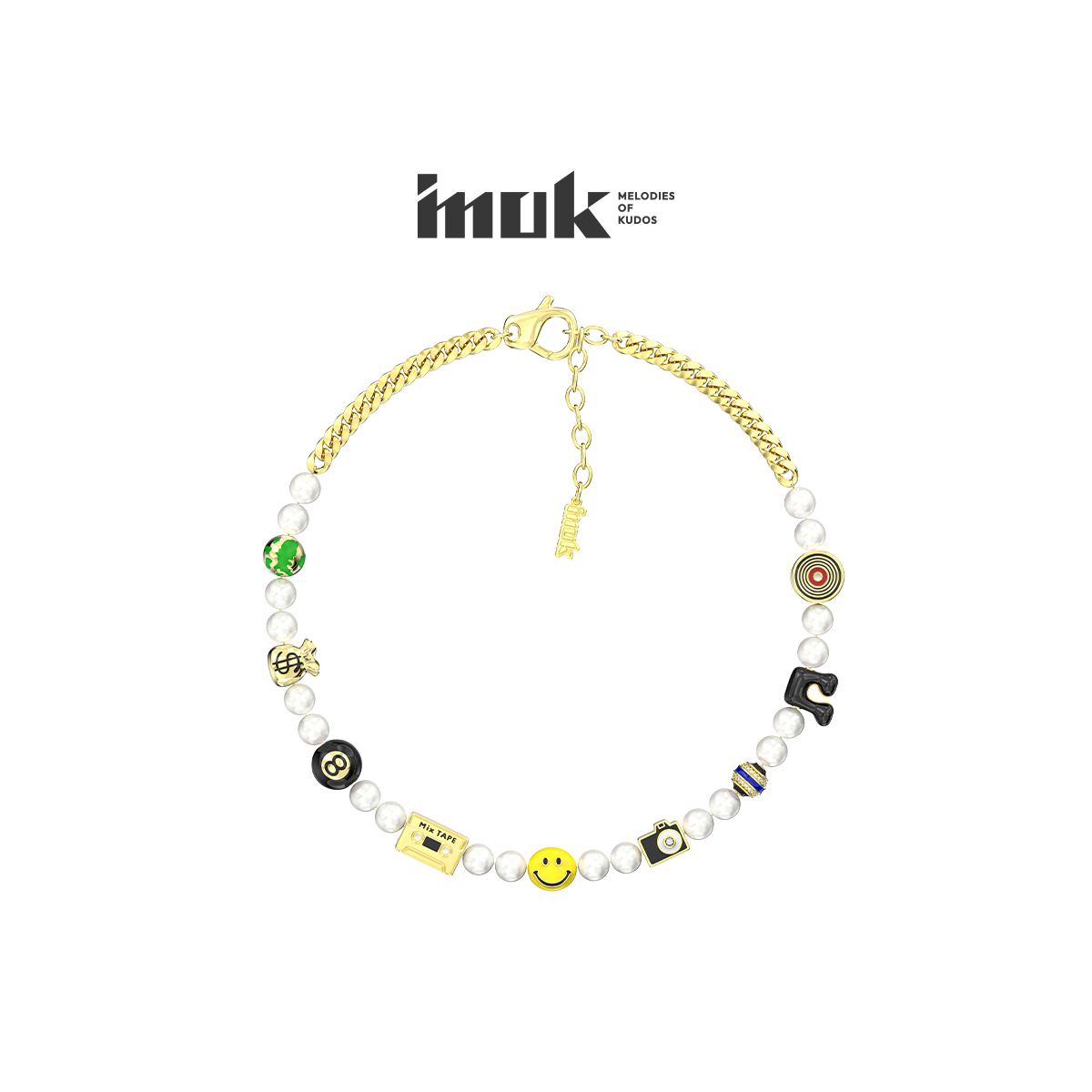 iMOK原音乐动泡泡男女项链