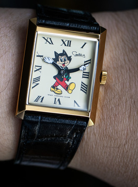 WMT Watches WCNC系列Old Miller“Penny”手绘坦克复古石英腕表