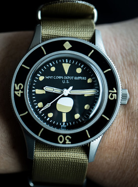 WMT Watch Green-Label系列 SW0010CR 涂鸦潜水8215自动机芯手表