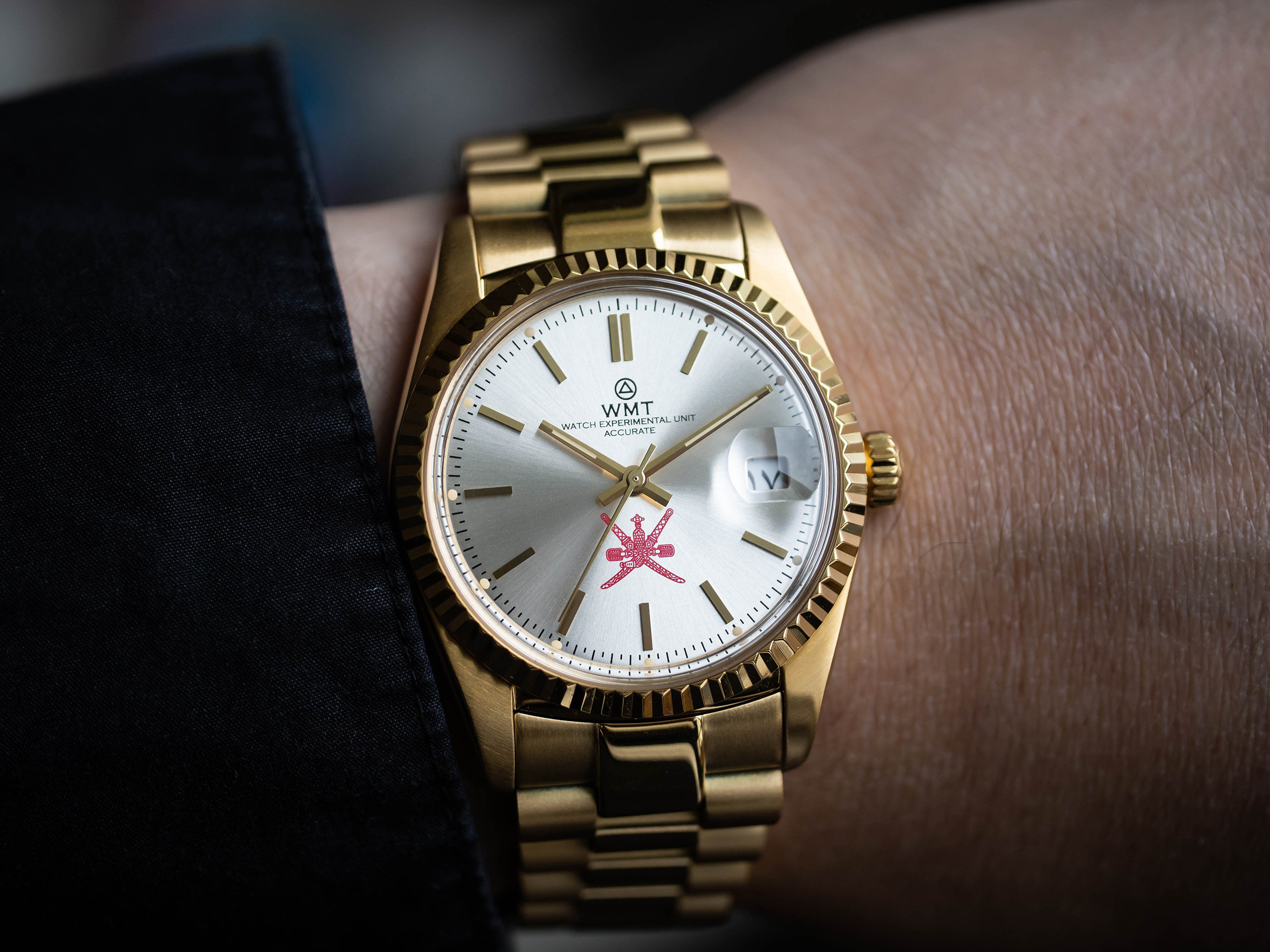 wmt watch cabochon – oman ( red )日志精密机械复古腕表手表