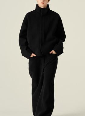 Epide Prefab潮流百搭空气层立体剪裁廓形裤男女休闲直筒卫裤长裤