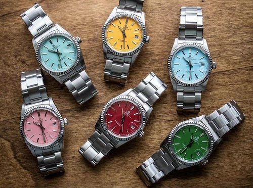 WMT自动机械手表腕表复古