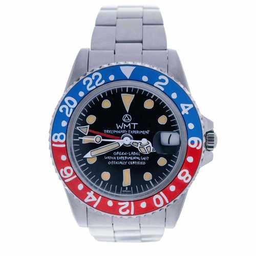 彩盘手绘防水涂鸦日志机械计时表