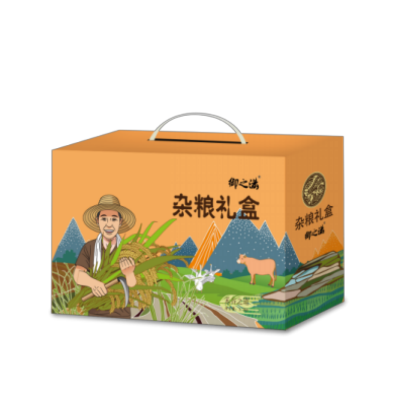 御之满杂粮组合黑花生杂粮礼盒3200g 禾谷之道