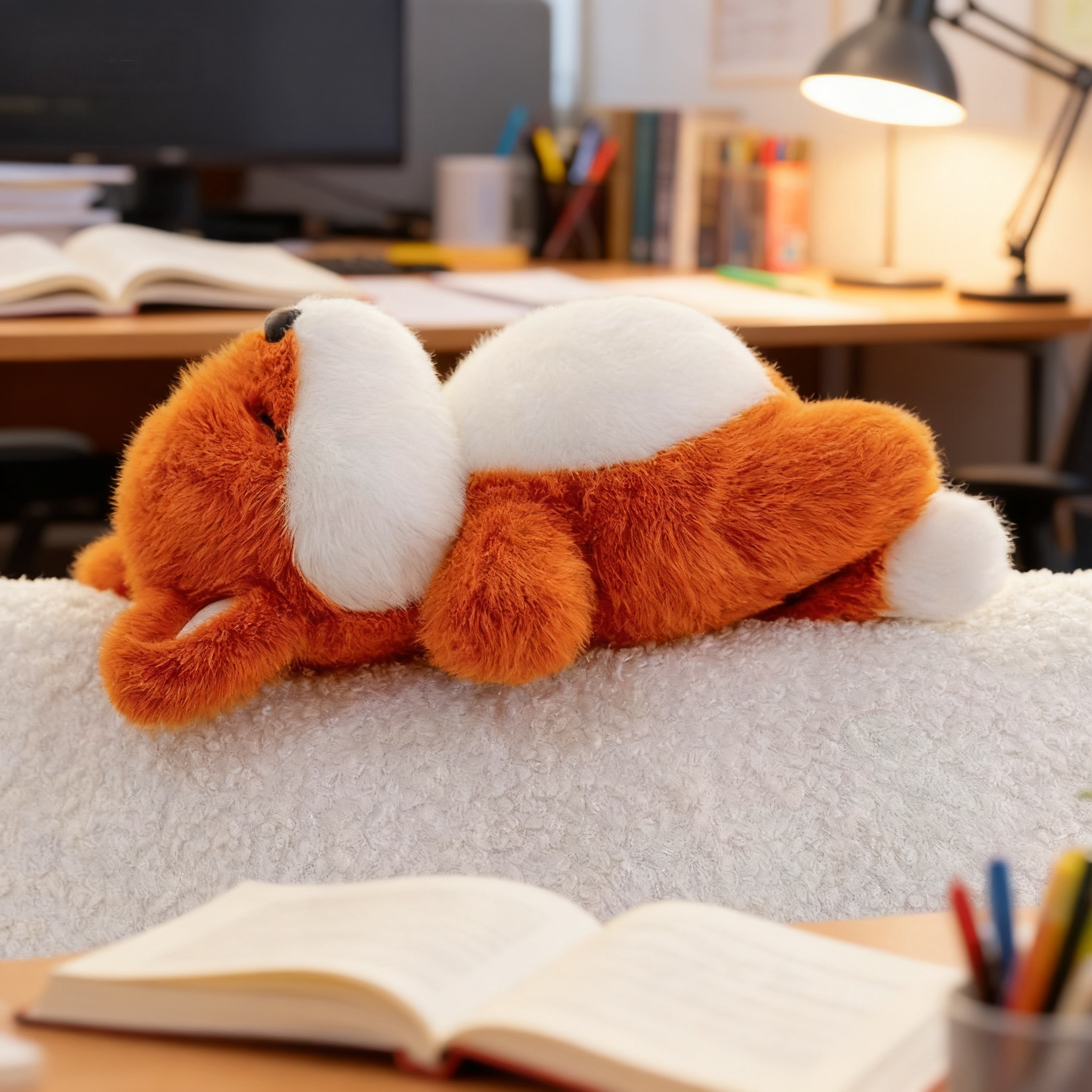 【原创】创意狐狸熊猫桌伴动物