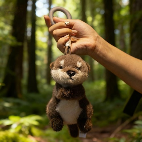 MICCIDAN现货美国水獭书包包挂件