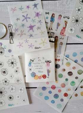 ChickTracks&台湾仙女丸 转印贴纸 4款可选择 每款2张一套