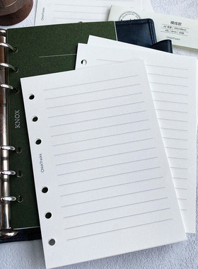 ChickTracks原创手帐本活页本替芯 极简风 奇葩A6横线内页