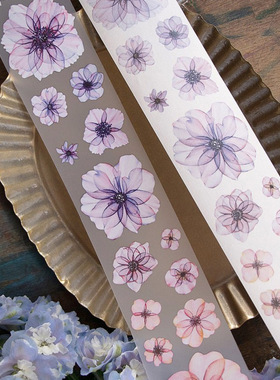 ChickTracks&台湾乐意Loidesign PET/和纸手帐胶带 翦花 整卷分装