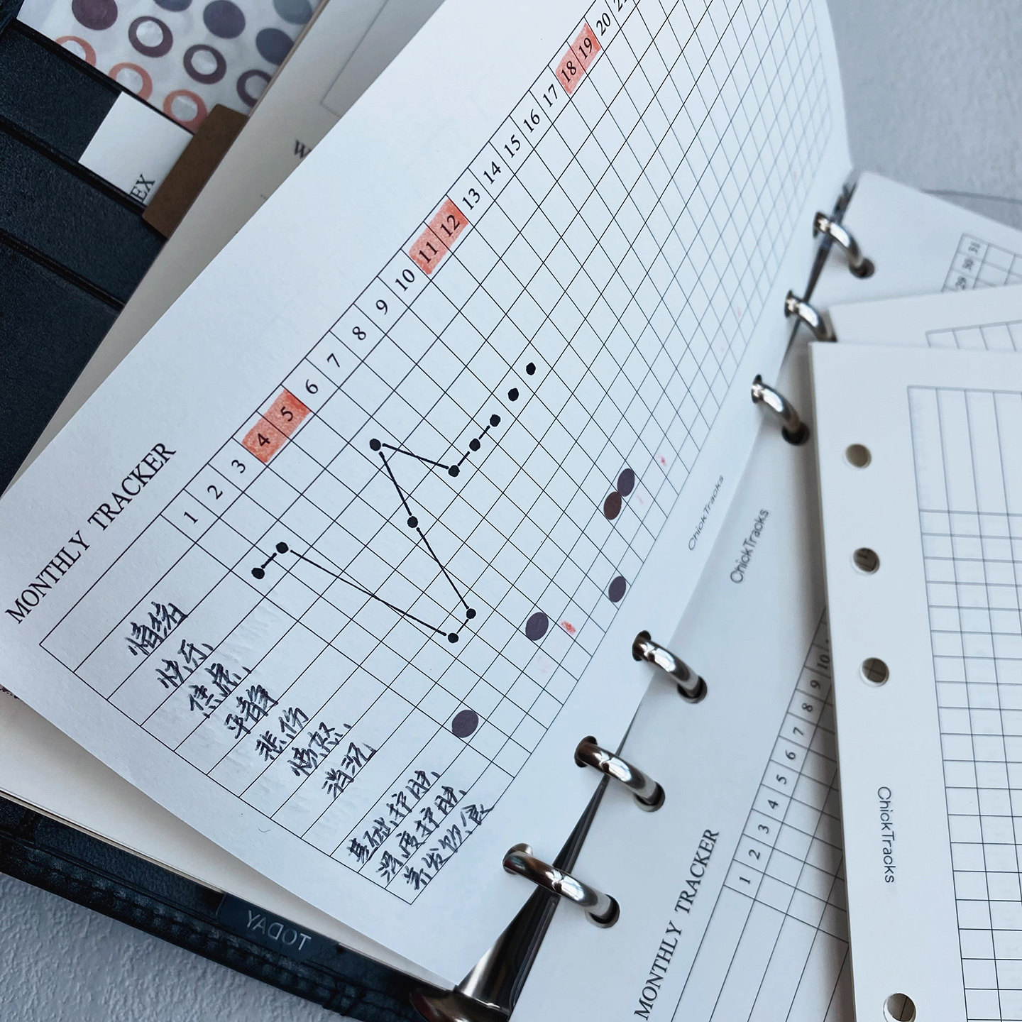 Chicktracks原创手帐本活页本