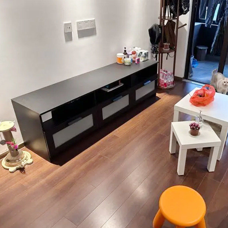 IKEA宜家百灵电视柜白色黑色180x41x53厘米家用客厅收纳柜简约现