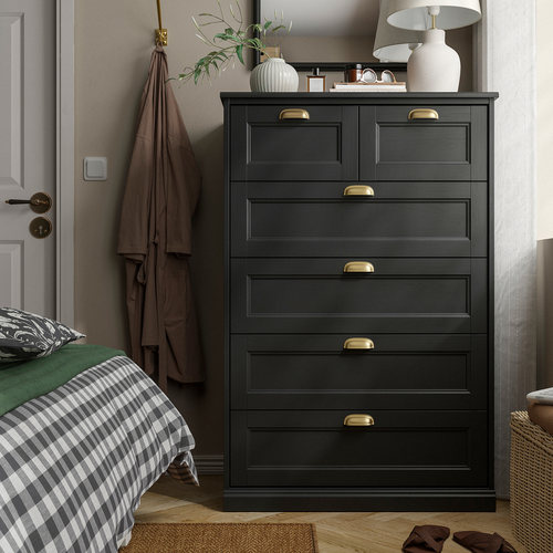 IKEA宜家代购法格菲亚勒六斗抽屉柜82x51x123厘米家用斗柜收纳柜