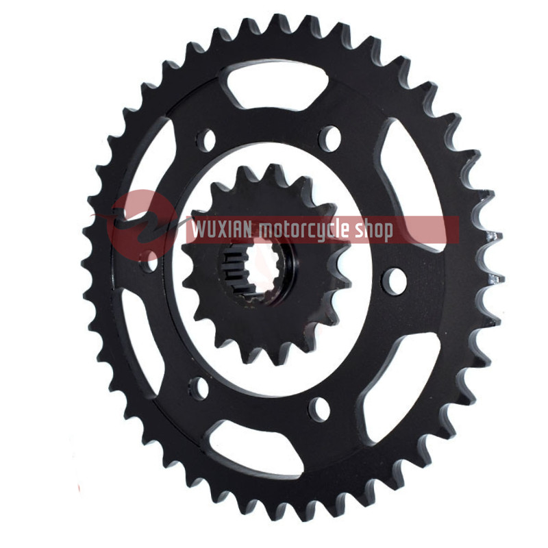 适用于雅马哈YZF600 R6 03-05年改装齿轮链盘前后牙盘大小飞链轮