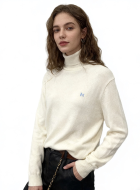 N491任3件包邮外贸日单女装毛衣新款高领套头修身宽松百搭针织衫