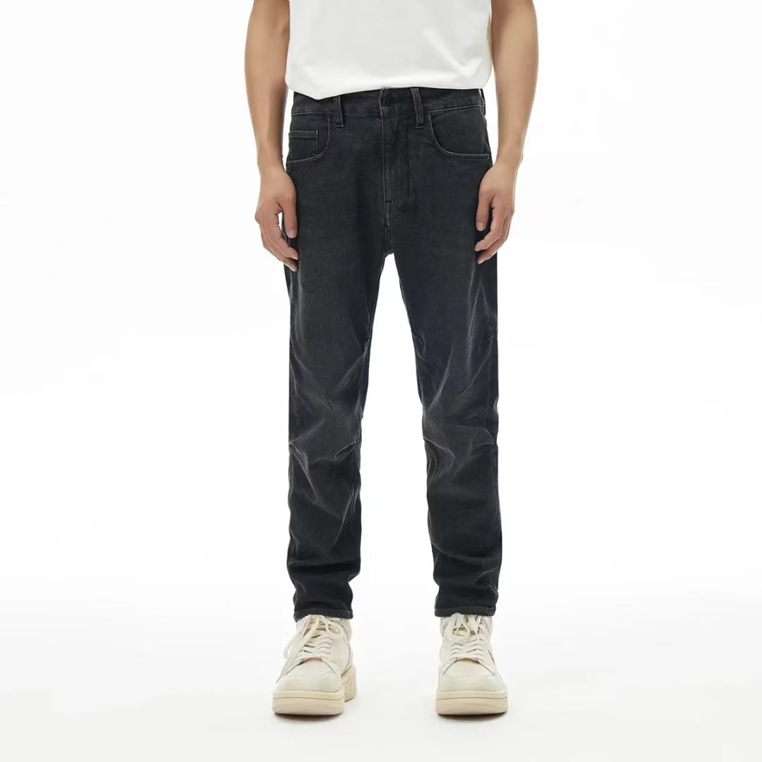 ABLEJEANS男牛仔裤直筒滑板长裤