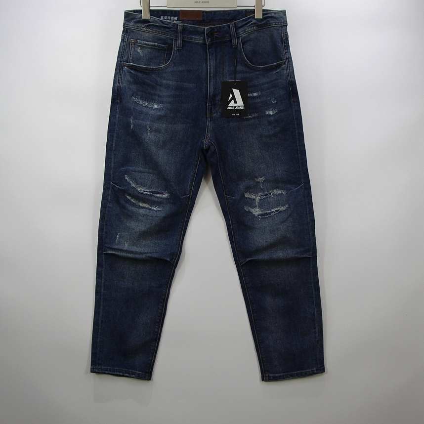 ABLEJEANS男牛仔裤复古休闲长裤