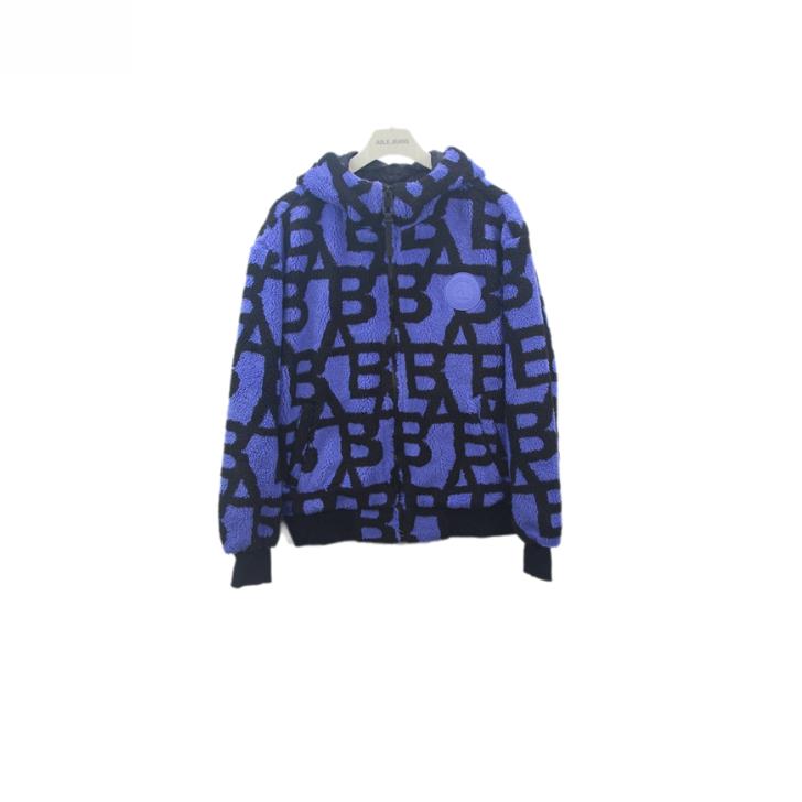 ABLEJEANS棉服宽松羊羔绒厚外套