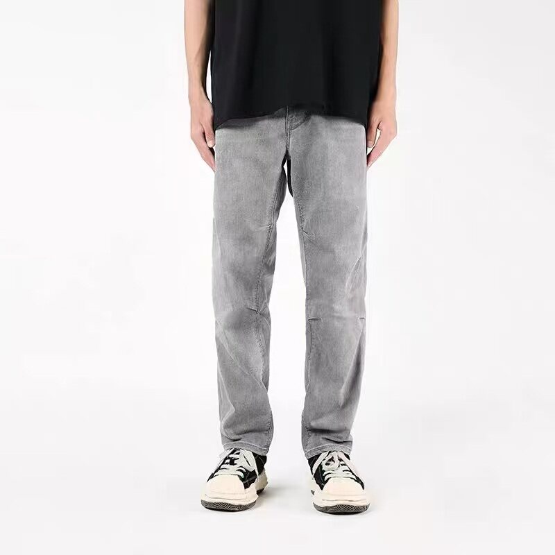ABLEJEANS男长裤复古水洗春秋款