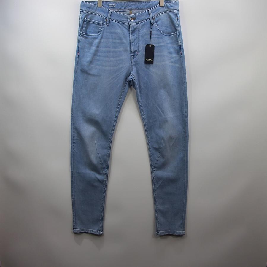 ABLEJEANS拉链长裤浅色春夏男裤