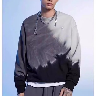 立体圆领高端复古水洗渐变色上衣外套 新品 ABLE JEANS男女卫衣春季