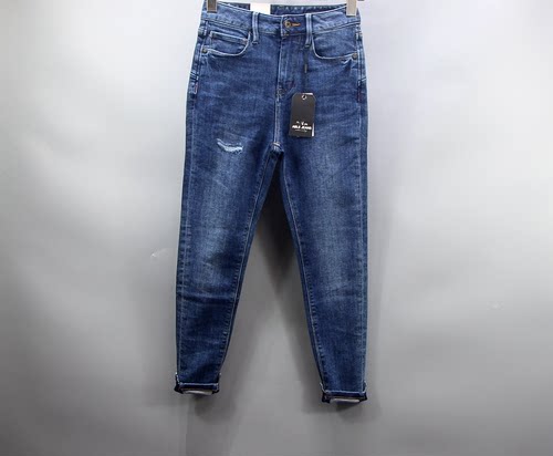 ABLEJEANS女牛仔裤九分弹力女裤