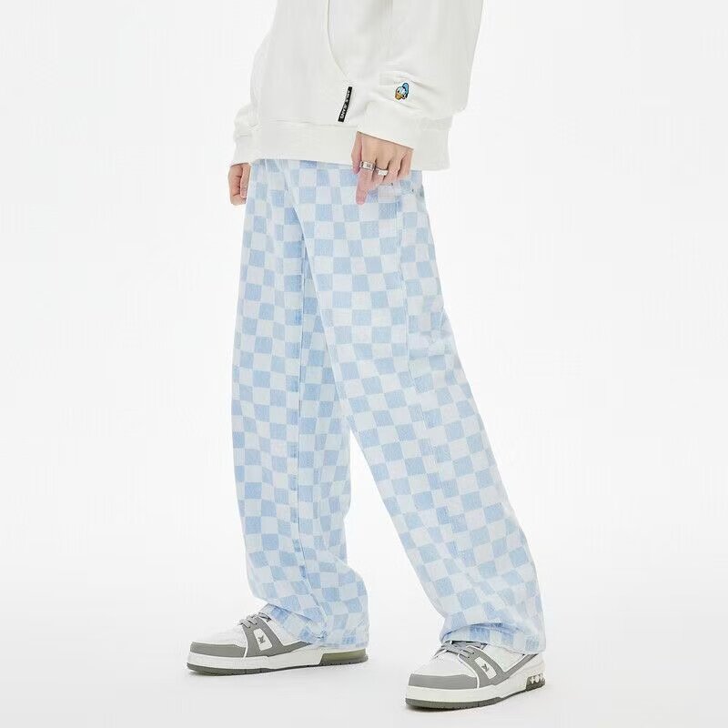 ABLEJEANS宽松阔腿裤直筒休闲裤