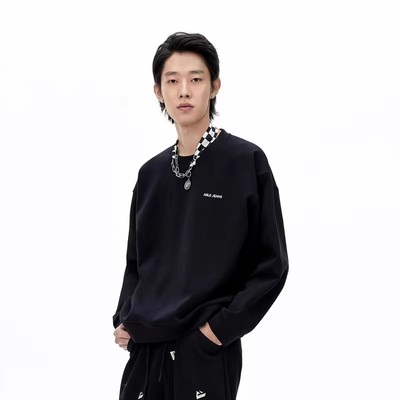 男女卫衣ABLE冬款套头运动厚外套