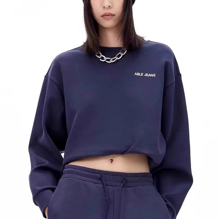 ABLEJEANS短款休闲卫衣大童上衣