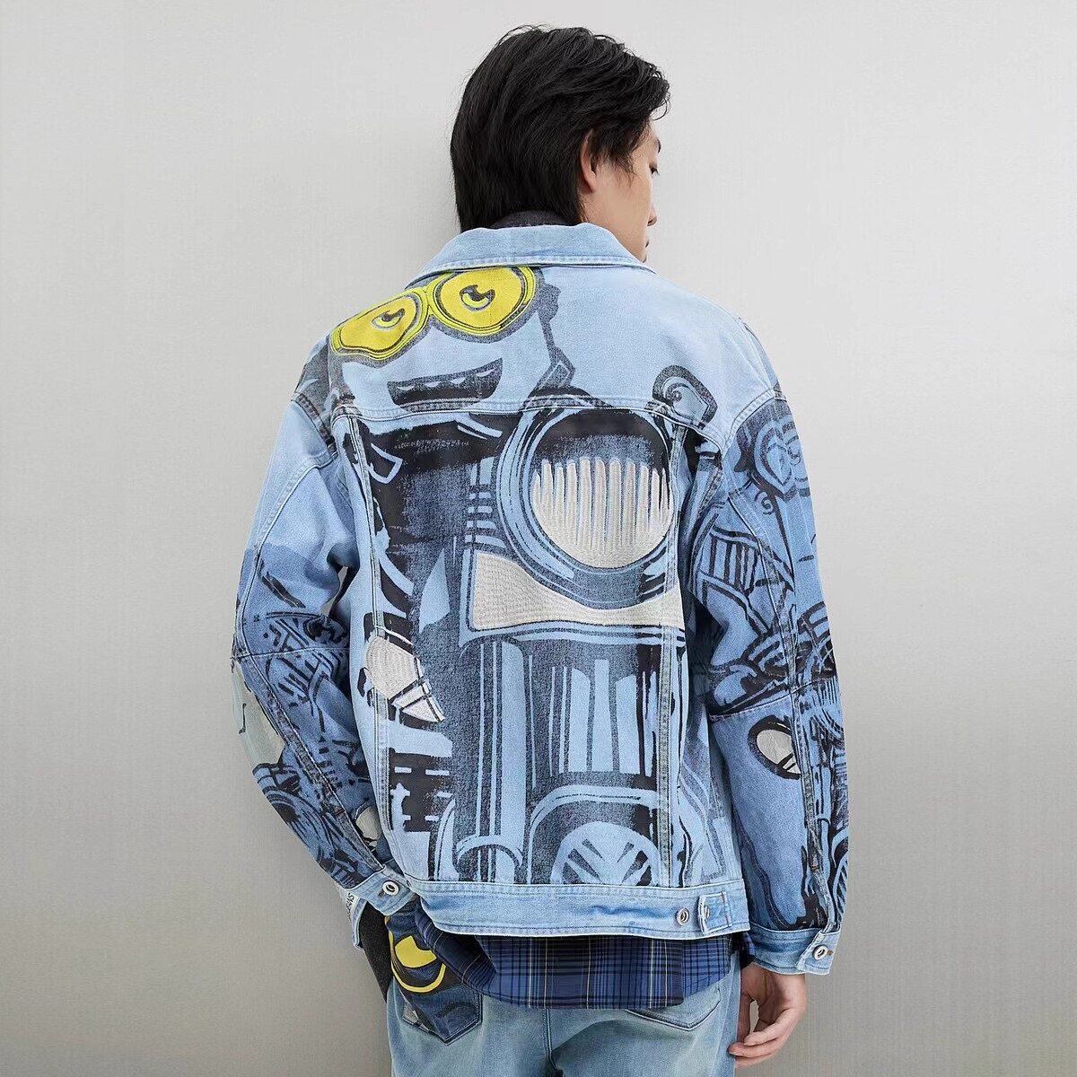 ABLEJEANS牛仔夹克秋季宽松外套