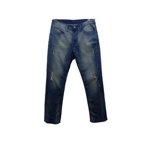 春秋新品男牛仔裤李家511复古水洗弹力修身小直筒青年长裤男裤