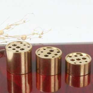 纯铜九孔香插香座香道香架多孔插香配香炉三根多支线香礼佛奉插香