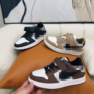 不退不换 2025年秋冬新款加绒二棉休闲板鞋男女童保暖跑步鞋