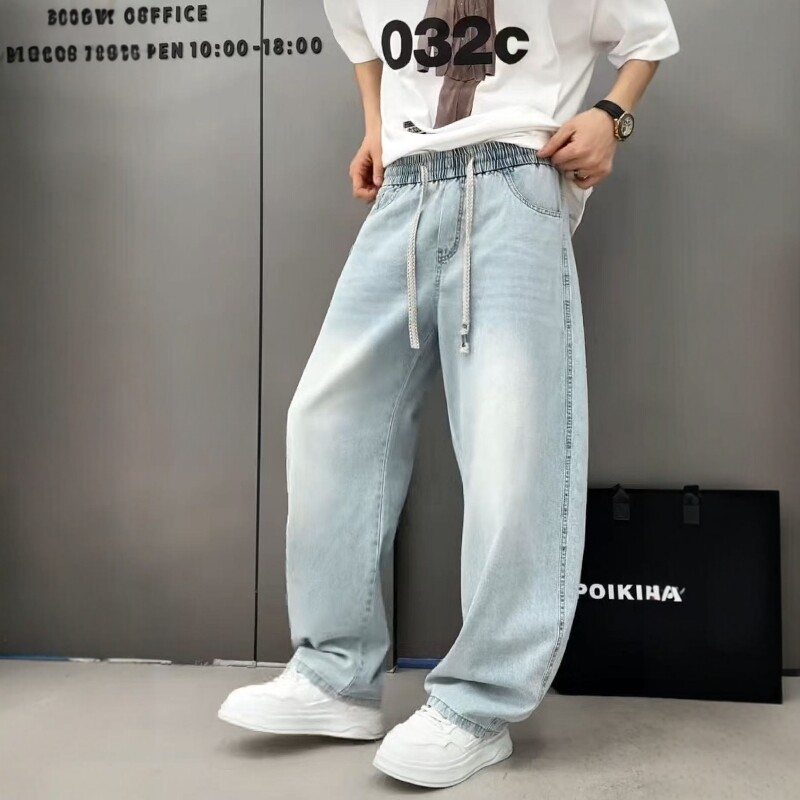 男装|2026年夏季新款男士高定轻薄牛仔裤时尚简约休闲长裤男裤子