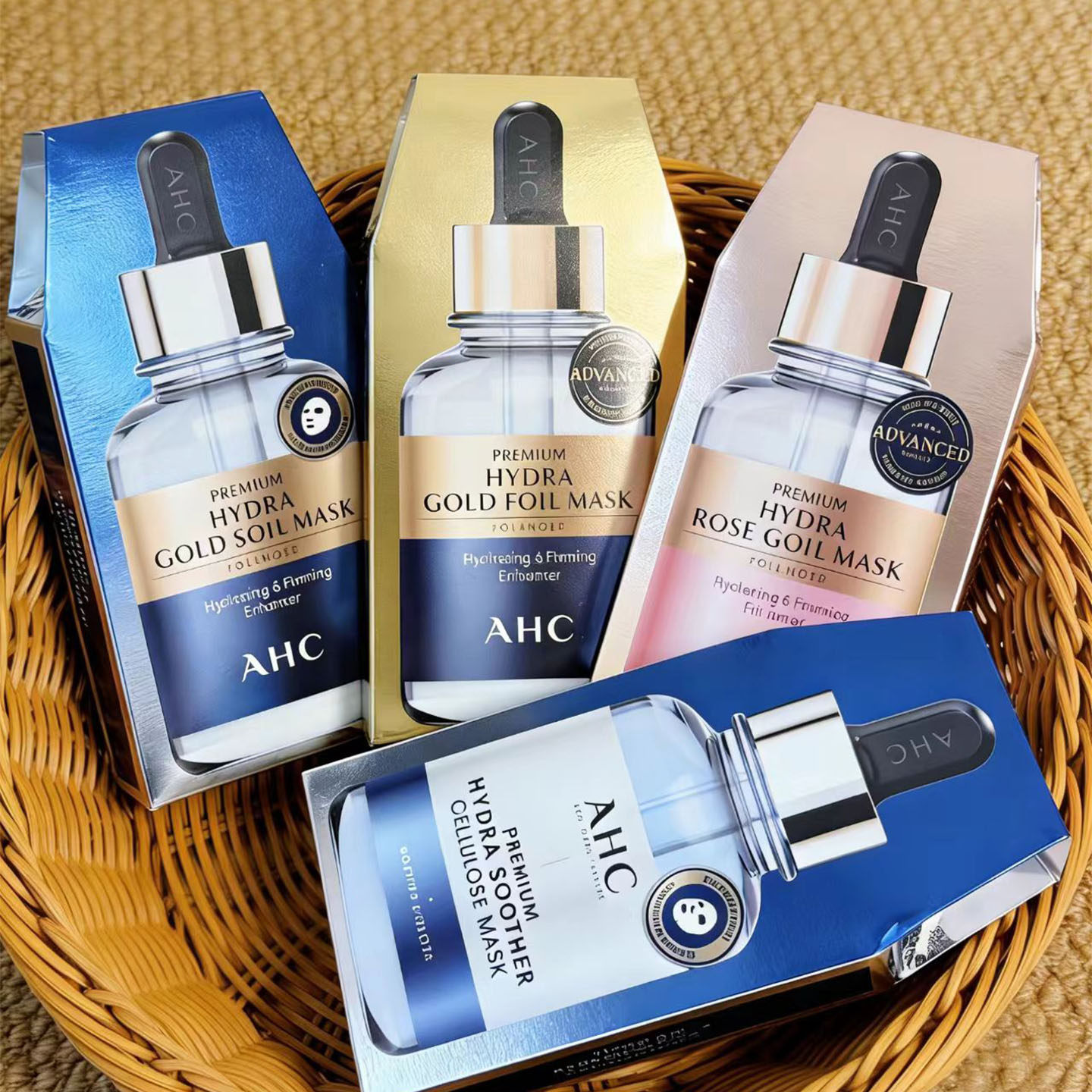 韩国AHC玻尿酸黄金锡纸玫瑰积雪草黑松露面膜补水保湿舒缓敏感肌,美容护肤/美体/精油,贴片面膜,淘宝优惠券,粉丝福利购,淘宝优惠卷