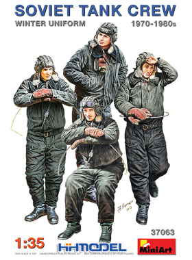 恒辉模型 MiniArt 37063 1/35 坦克乘员1970-1980年代 冬季制服