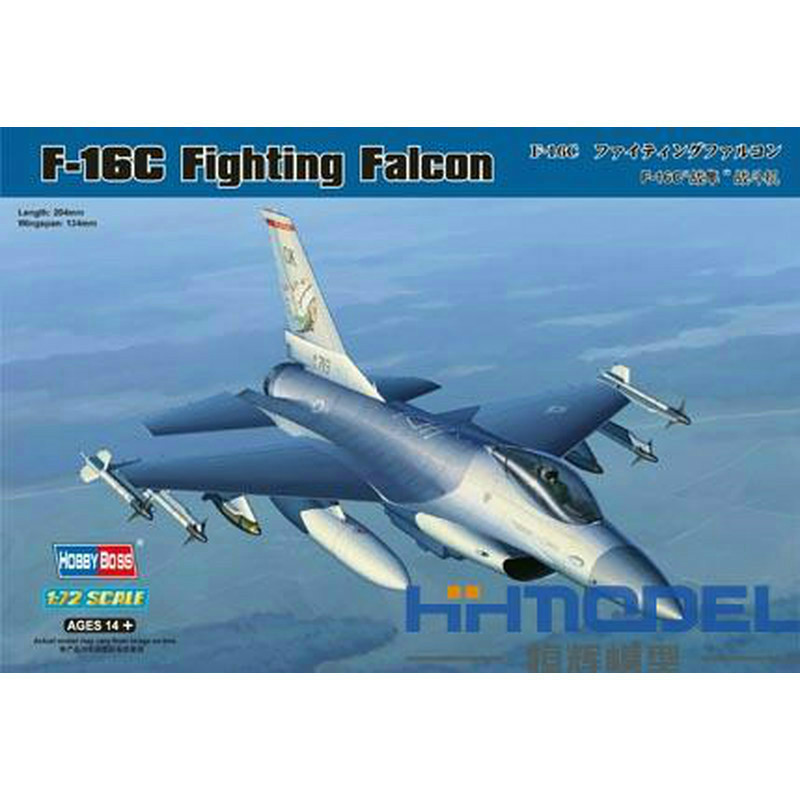 恒辉模型现货 HOBBYBOSS飞机模型 80274 1/72 F-16C战隼战斗机-封面