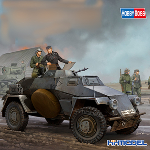 83812 hobbyboss 模型 Sd.Kfz.221裝 甲偵察車拼裝 恒輝模型