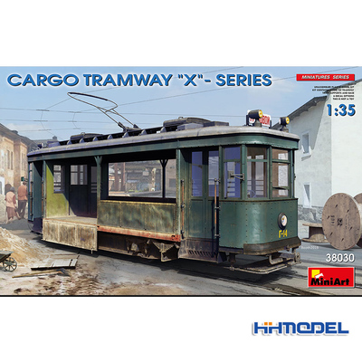 恒辉模型 MiniArt 38030 1/35 货物有轨电车 X系列 拼装模型