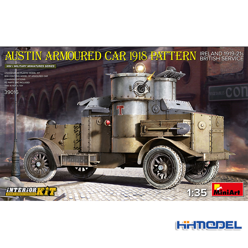恒辉模型 MiniArt 39016 1/35 奥斯丁装甲车 1918年 带内购