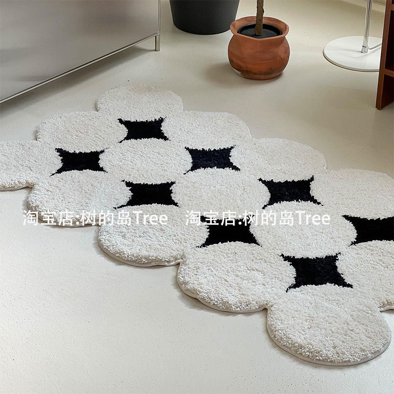树的岛Tree地垫入户卧室卫生间浴室极简防滑进门口客厅床边毯圆形,居家布艺,地毯,淘宝优惠券,粉丝福利购,淘宝优惠卷