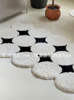 树的岛Tree地垫入户卧室卫生间浴室极简防滑进门口客厅床边毯圆形