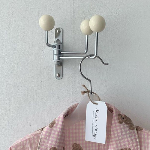 墙面挂钩旋转装饰ins复古试衣间