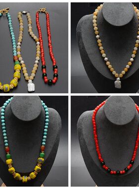 气质轻奢新款巴洛克琉璃项链