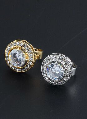 欧美风水晶配饰大小号戒指特价