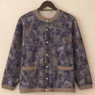 2026冬季大码中老年人女开衫外套奶奶保暖衣加绒加厚妈妈外穿毛衣