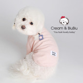 泰迪比熊 卫衣可爱 宠物狗狗猫咪衣服春夏薄款 透气T恤打底空调开衫