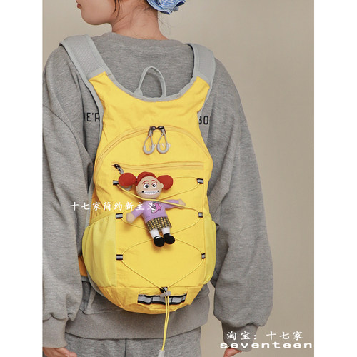 遇见若兮蜜蜂包户外双肩包登山包
