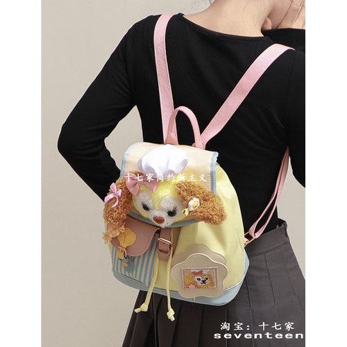 毛绒包包公仔双肩包少女玩偶背包