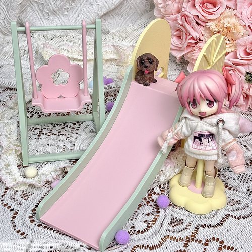azoneob11滑滑梯微缩玩具屋